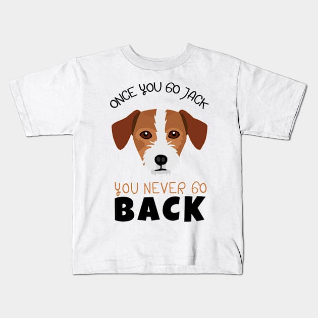 I Love my Cute Jack Russell Kids T-Shirt by KewaleeTee